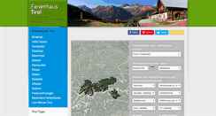 Desktop Screenshot of ferienhaus-tirol.de