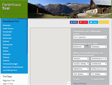 Tablet Screenshot of ferienhaus-tirol.de